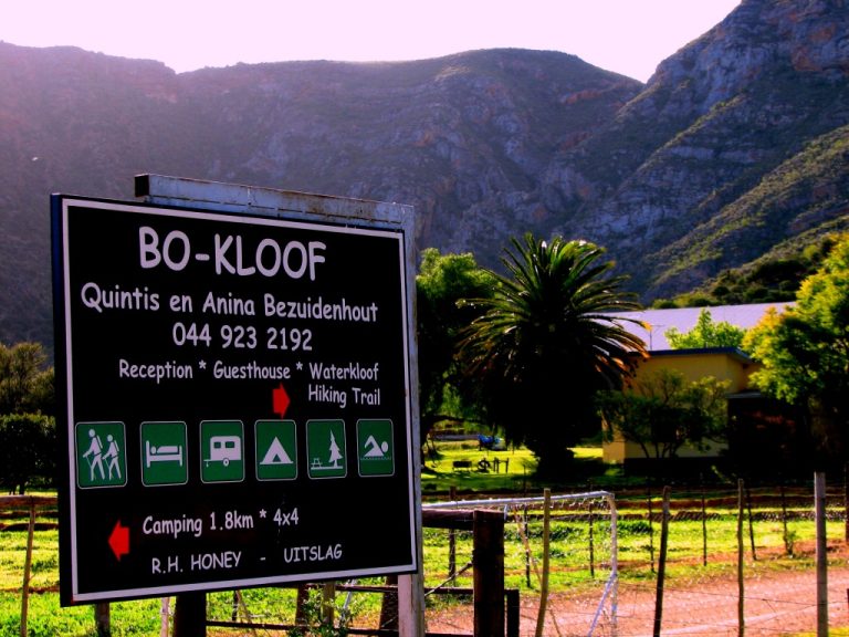 Bokloof farm sign